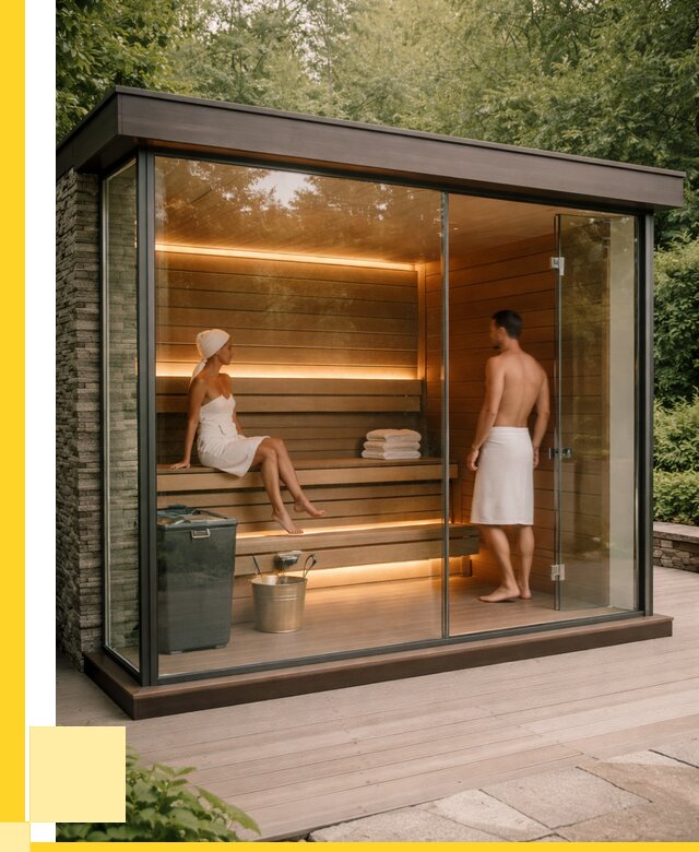 Сауна стеклянная и двери для сауны в Истре от 254000 р. | ЭриданСта