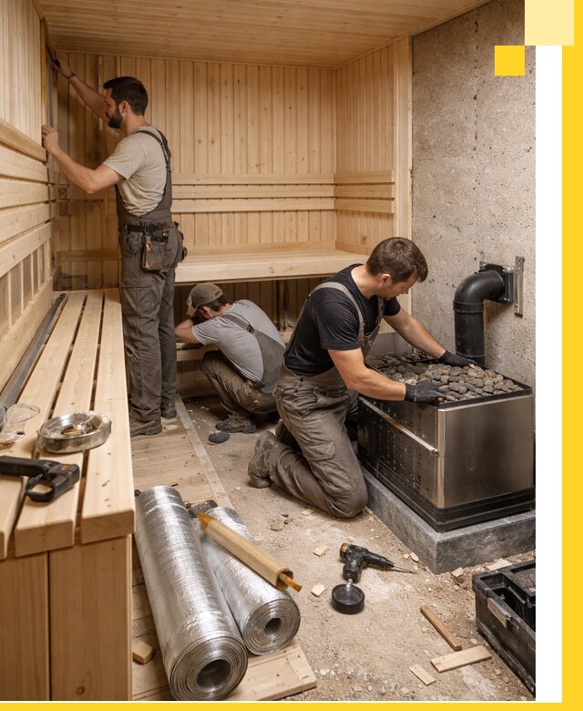 Индивидуальные сауны на заказ в Истре под ключ, проект и монтаж