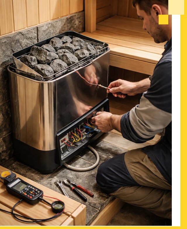 Продажа и установка электрокаменок для саун в Истре