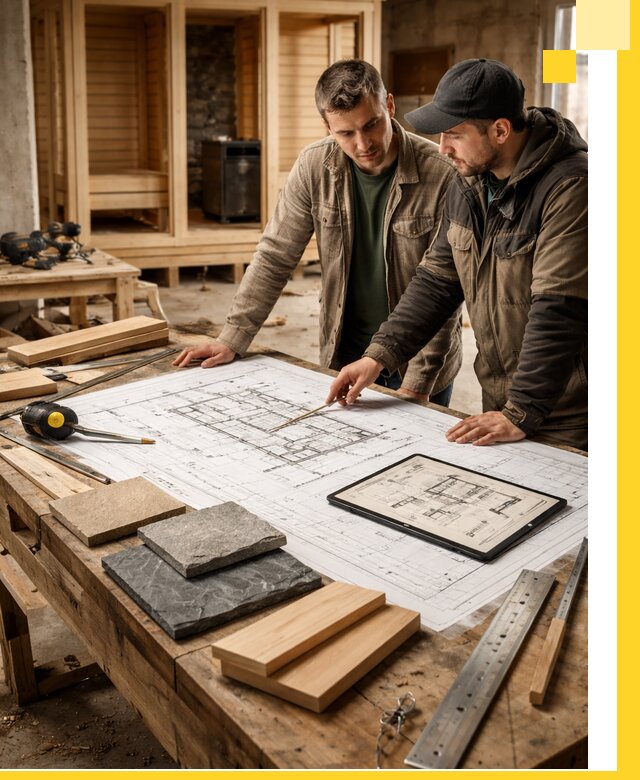 Проекты бань под ключ и планы строительства в Истре