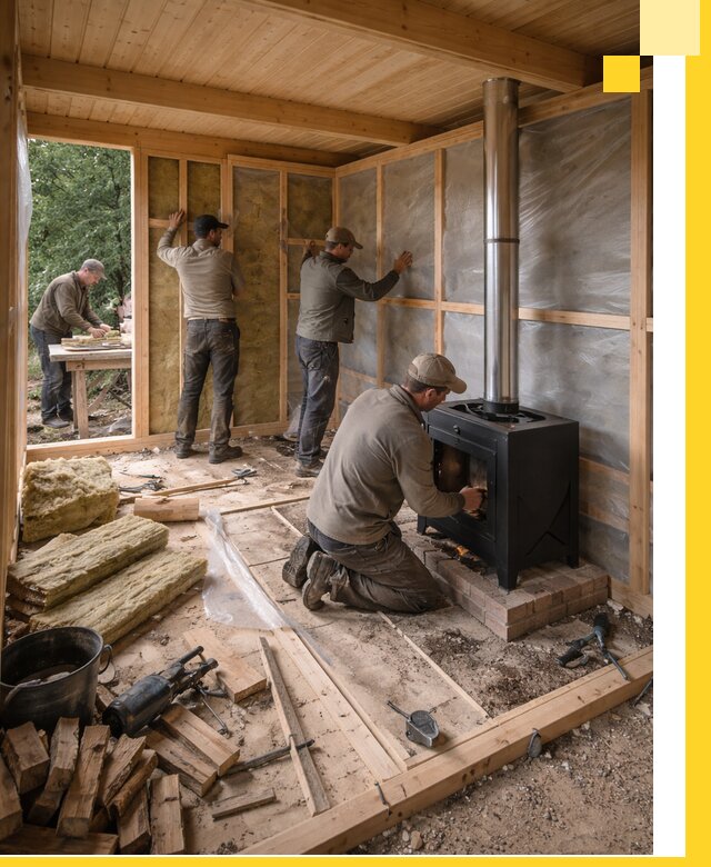 Профессиональный монтаж бань под ключ в Истре для дома