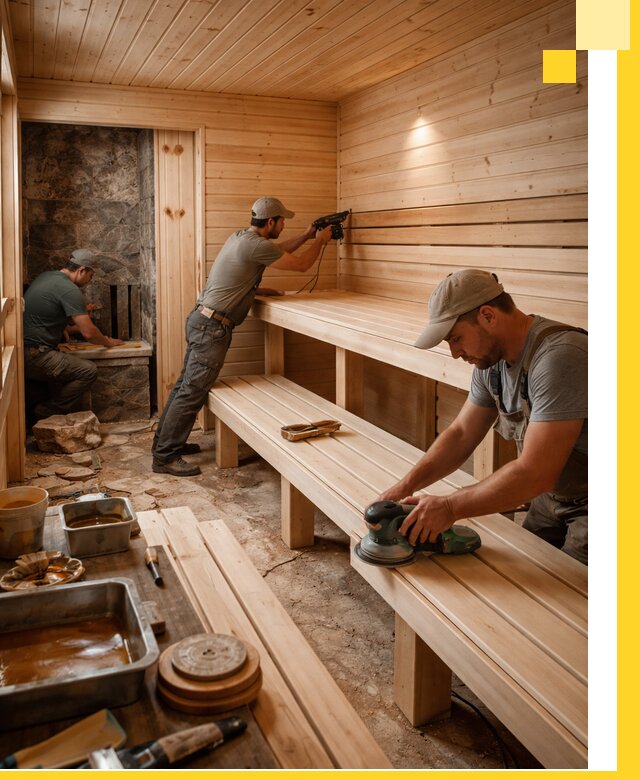 Профессиональная отделка бань в Истре под ключ, с гарантией