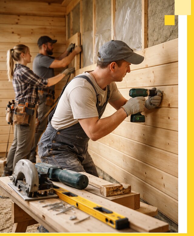 Обшивка бань под ключ в Истре: отделка стен и потолков