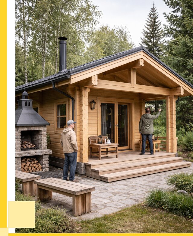 Деревянные бани под ключ в Истре от 457200 р. | ЭриданСта