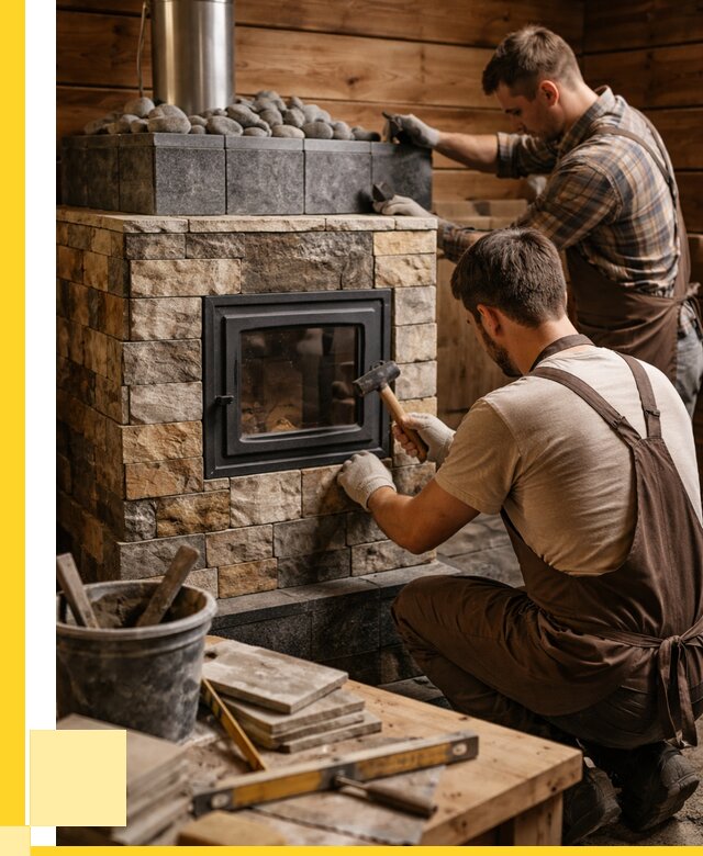 Облицовка банной печи в Истре от 15240 р. | ЭриданСта