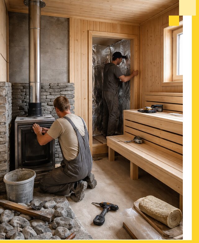 Строительство и изготовление бань под ключ в Истре