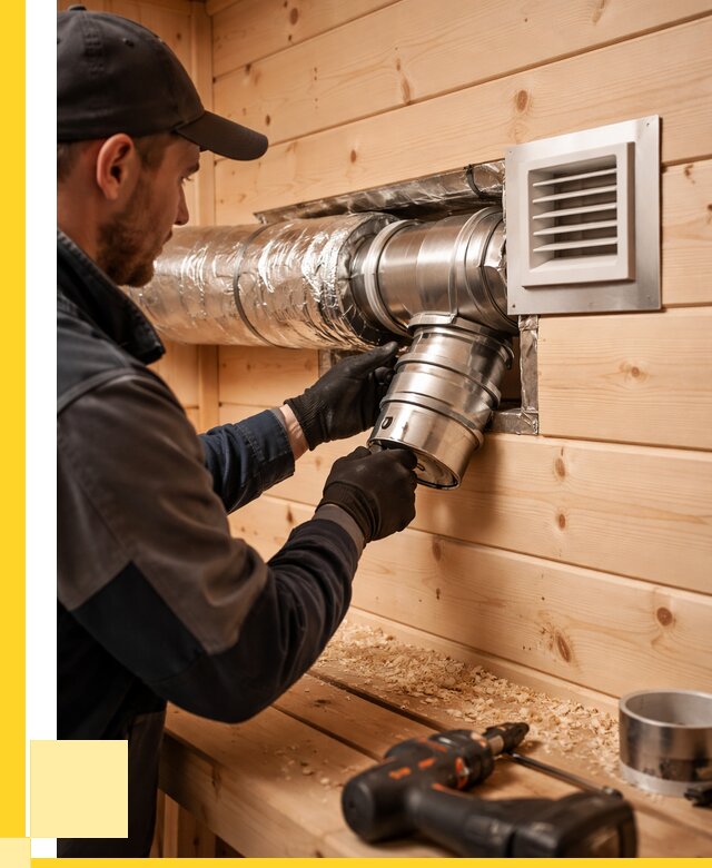 Монтаж вентиляции бани в Истре от 12192 р. | ЭриданСта