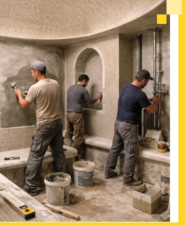 Профессиональный монтаж хамамов под ключ в Истре с гарантией