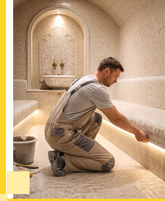 Отделка хамамов под ключ в Истре от 5588 р. | ЭриданСта