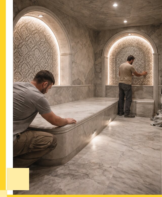 Турецкие бани под ключ в Истре от 254000 р. | ЭриданСта