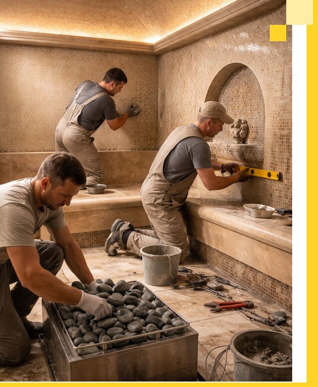 Проектирование и строительство хамама и сауны в Истре