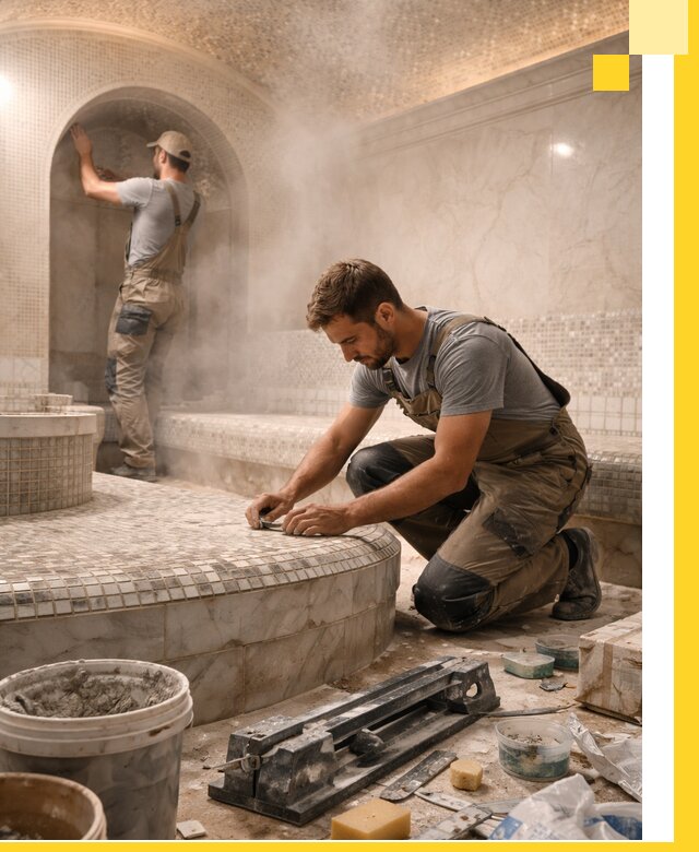 Профессиональный дизайн хамама и SPA под ключ в Истре