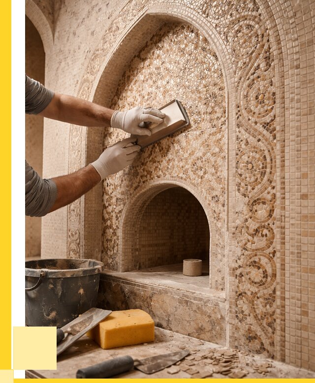 Мозаика для хамама в Истре под ключ от 5080 р. | ЭриданСта