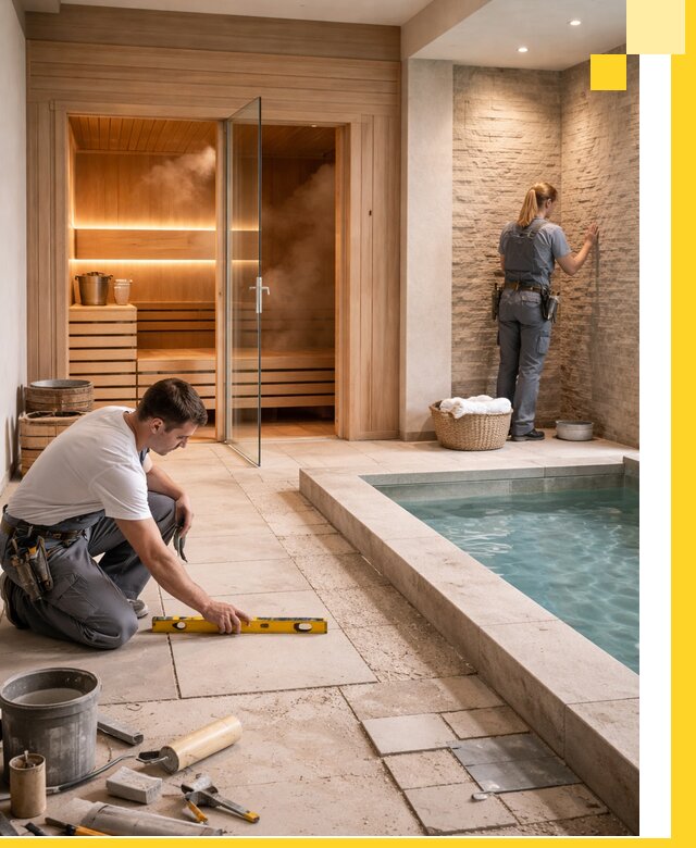 Комплексный дизайн и отделка интерьеров SPA под ключ в Истре